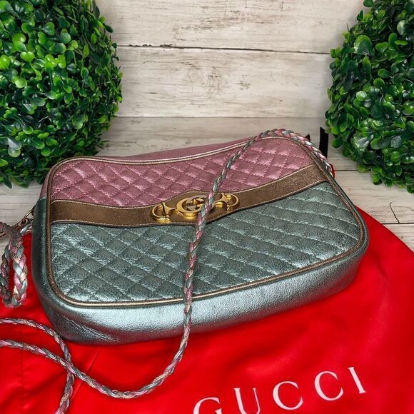 Gucci Metallic Trapuntata Bag - Picture 1 of 7